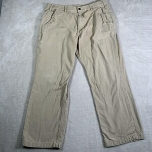 Carhartt‎ Pants Mens 38x30 Khaki B209 Washed Twill Dungaree Carpenter Utility